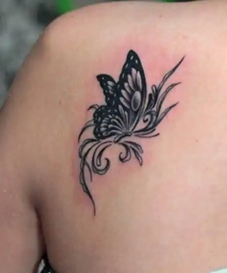 很美华纹艺——女生锁骨纹身案例欣赏精致唯美的女生花卉纹身图案欣赏