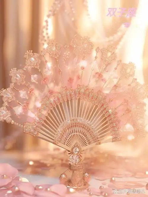 十二星座专属彩色公主扇子,公主请对号入座