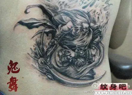 冥王哈迪斯纹身图案