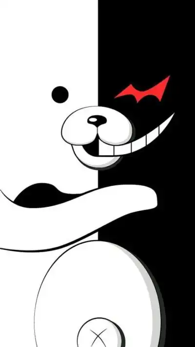 弹丸论破,黑白熊,壁纸