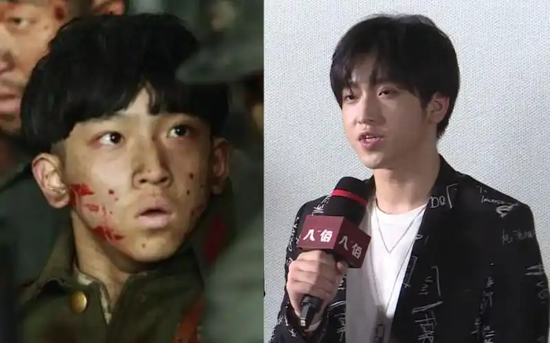 17岁"小湖北"张俊一现身《八佰》首映发布会:希望以