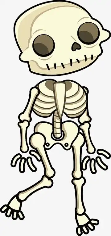 矢量图走路的骷髅人aipng传说之下sanspsdpng潮流骷髅骨头epspng卡通