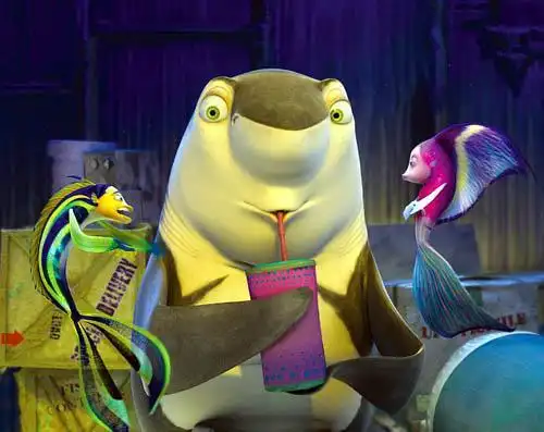 《鲨鱼黑帮》1,《鲨鱼黑帮》3d动画电影是电脑技术不断发展的产物