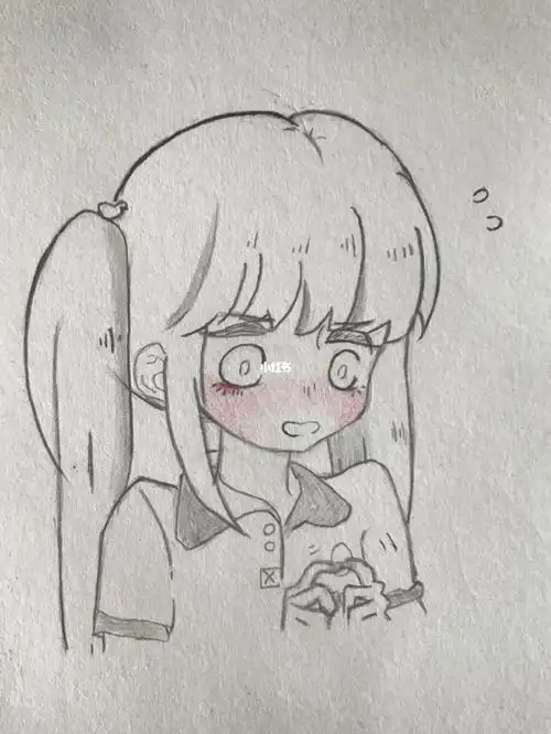 二次元可爱少女心简笔画简笔画少女心文化绘画简笔画|手账素材|人物