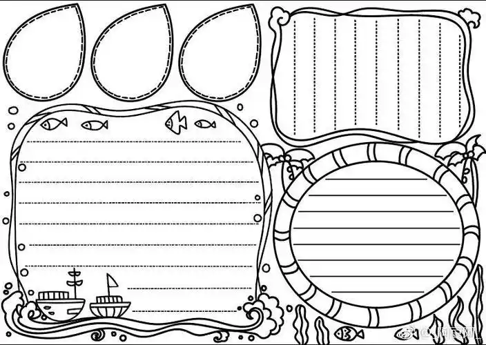 民族风情手抄报简笔画 手绘 线稿 400300简笔画 手绘 线稿 236300手