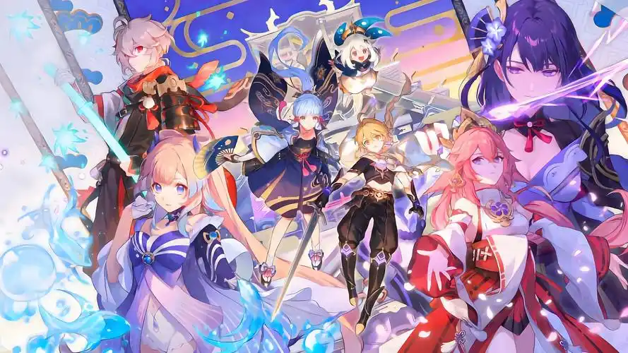 原神·电脑壁纸4k高清无水印 - 雷神拔剑壁纸 - 实验室设备网