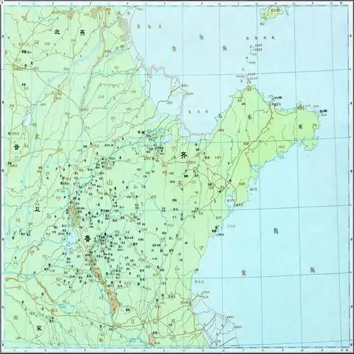 春秋齐鲁地图(高清)