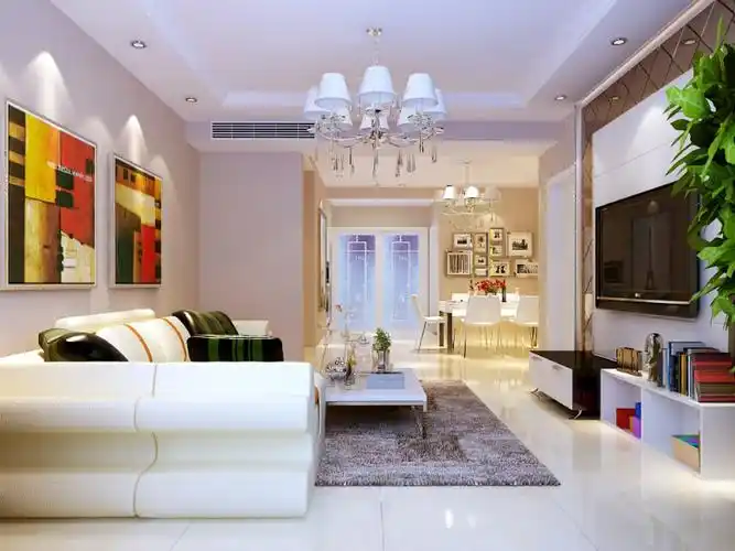 105平米三室两厅装修效果图105平美式风格三居室装修