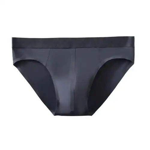 正品网红同款男内裤夏季冰丝三角裤 男士超薄无痕透气低腰性感降