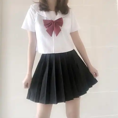 (好质量)日系合集正统jk制服温柔一刀百褶裙甜美水手服甜酷学院风