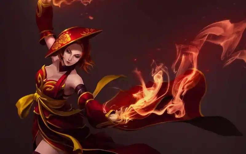 dota2英雄教学-推进爆发型中单火女-天梯王者局