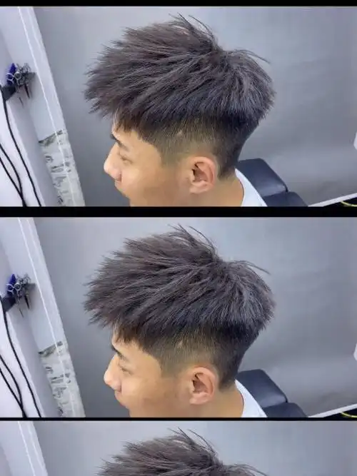 男生前刺飞机头帅气好看易打理成都发型设计成都烫发 成都染发