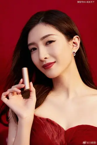 江疏影红色系列雍容华贵写真合集