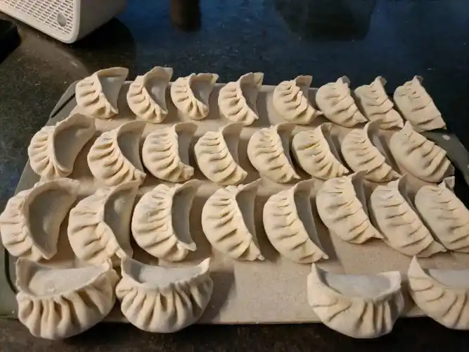 包点有味道的饺子09-韭菜饺子#手工饺子  #动手包饺子  #韭菜饺子