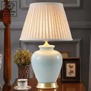 陶瓷台灯卧室床头灯图片】现代中式陶瓷台灯卧室床头灯图片大全_q友网
