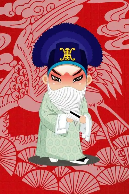 【高清q版京剧卡通人物壁纸下载640x960】