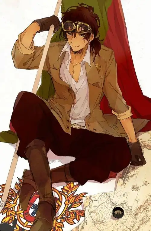hetalia, portugal, flag, :p, map#二次元# #日本漫画# #黑塔利亚
