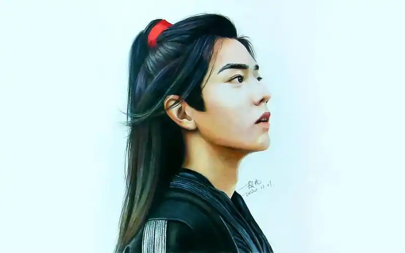 【手绘从零开始】肖战肖像绘画演示_哔哩哔哩 (゜-゜)つロ 干杯~-bili