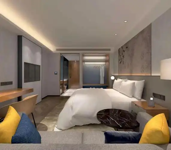 中西合璧酒店效果图-酒店-办公室装修-店铺装修设计公司-湖南泉龙装饰