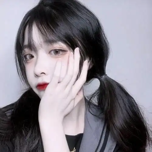 双马尾可爱女生头像