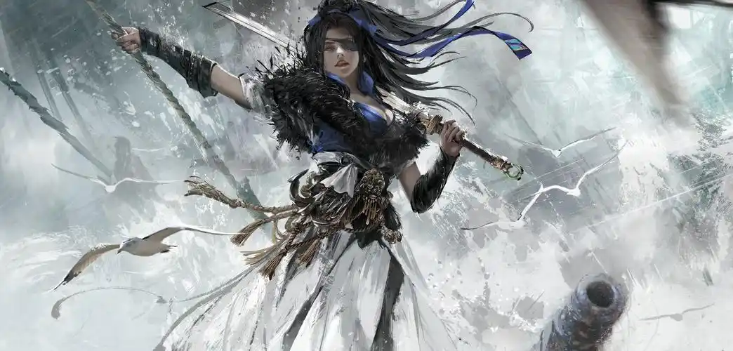 崔三娘-游戏美宣横图原创作品-触站