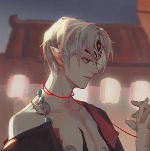 情侣头像阴阳师鬼童丸与缘结神