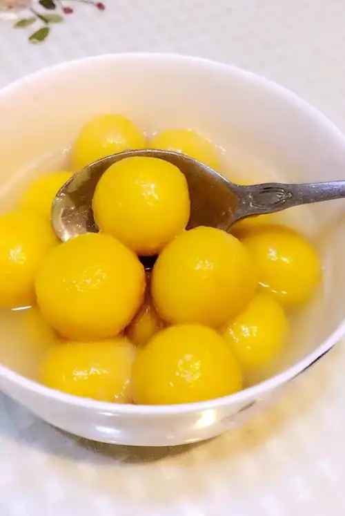 方太私房菜做的南瓜汤圆
