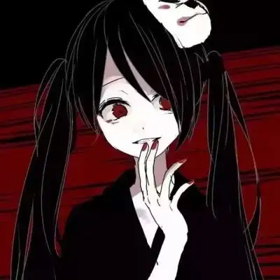 病女头像伤感惊悚血腥 二次元血瞳病娇重口味头像 - 女生头像 - 潮人