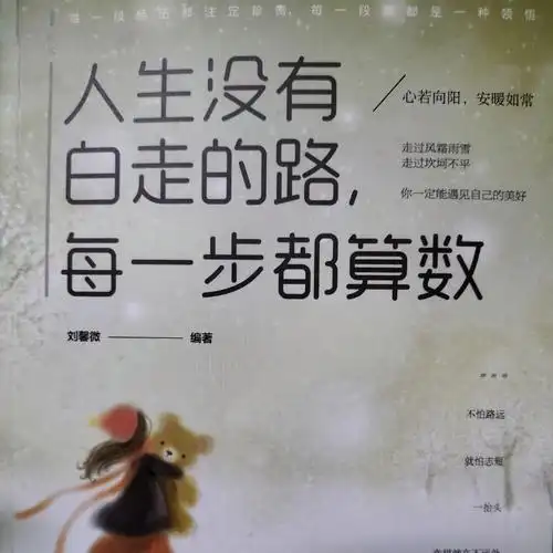 人生没有白走的路每一步都算数