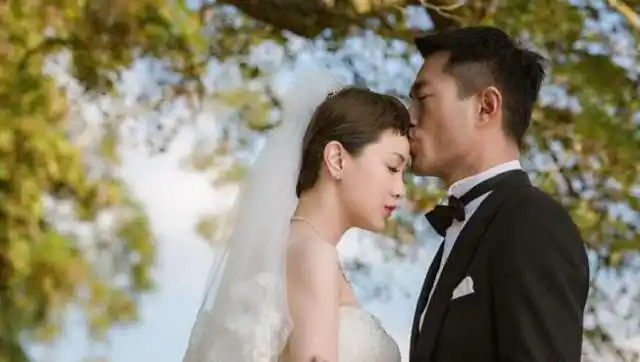 古天乐郭采洁疑似公布恋情,剧中的婚纱照竟比他们还要般配