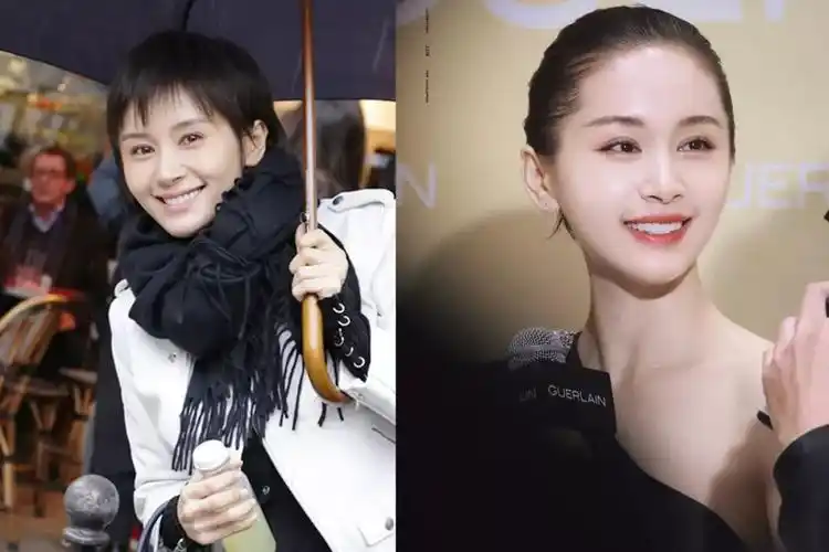 从对比图中可以看出,王子文的面部变化得更好看了.