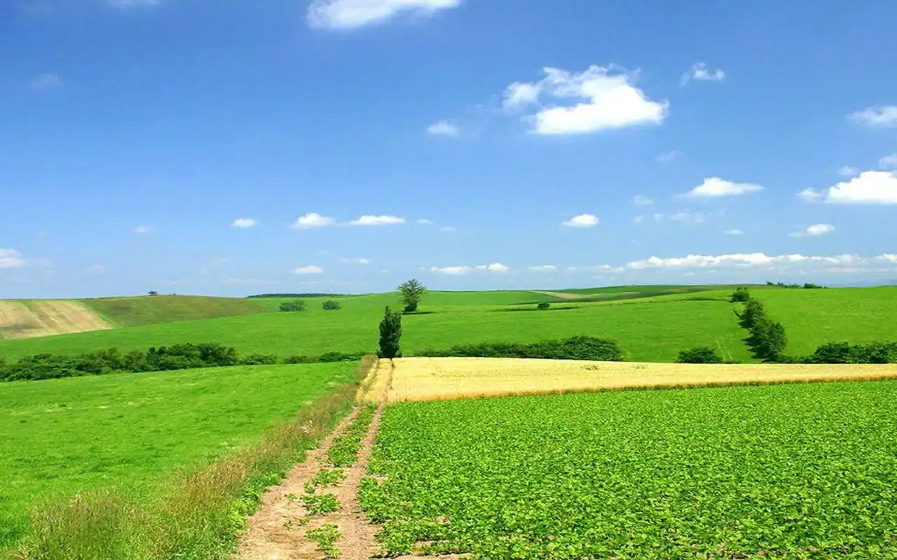 蓝天白云唯美护眼风景图片桌面壁纸高清大图预览1920x1200_风景壁纸