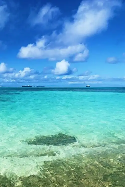 大海蓝天白云沙滩壁纸图片汇编