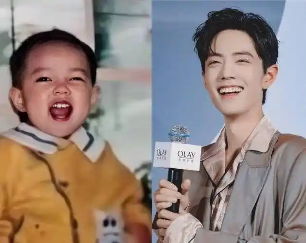 这张照片应该是肖战小时候在自己家里拍的.