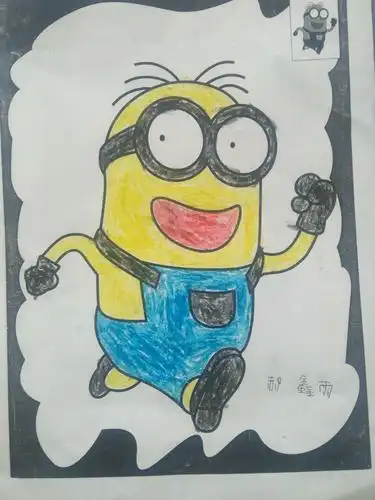 辛寨小学五六年级美术课展示!