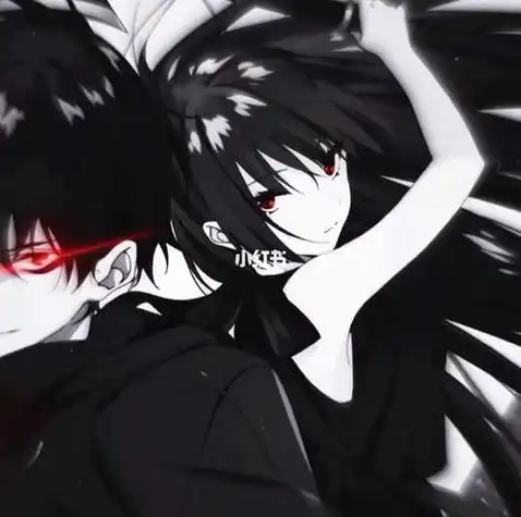 qq情侣头像暗黑动漫头像 动漫头像图片大全 -【爱个性】