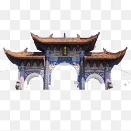 我的南天门png素材透明免抠图片-城市地标