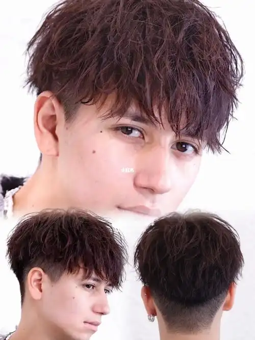 日系碎盖纹理烫 适合头发细软扁塌