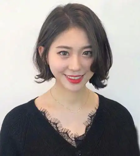 韩式波波头短发发型减龄百搭又瘦脸快来pick一款