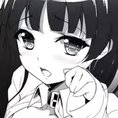 丧系动漫黑白女生头像黑暗系病娇动漫女头像