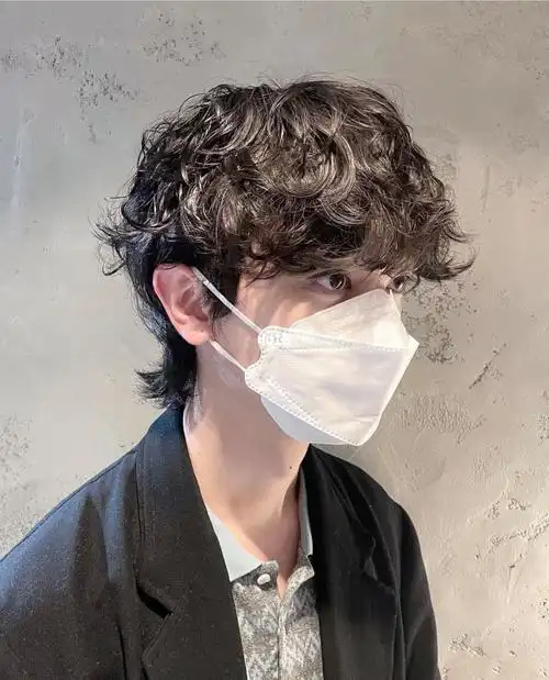 男生日系卷发烫个头吧