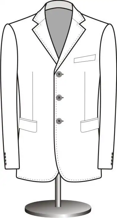 婚礼卡通西装简笔画