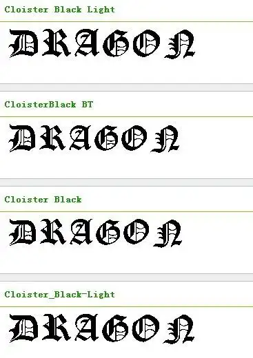 急:求photoshop克罗心字体下载