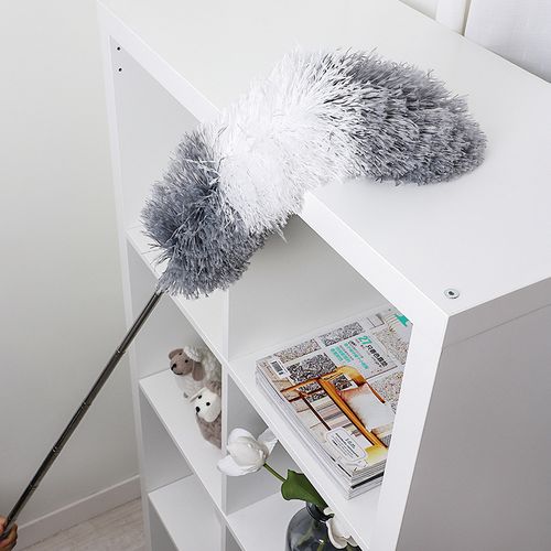 鸡毛掸子除尘扫灰家用静电禅子可伸缩打扫灰尘床底清洁大扫