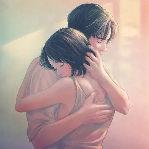 暖光拥抱_微信情侣头像图片_扣扣居