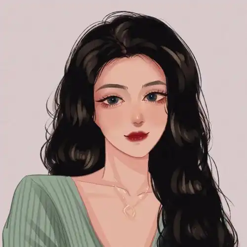 让人看着很舒服的手绘女生头像