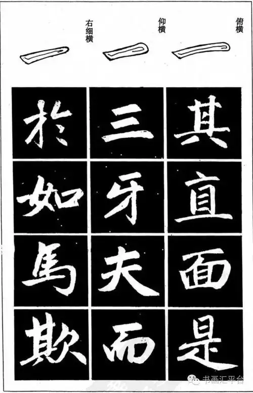 赵孟頫《三门记》——基本笔画字帖