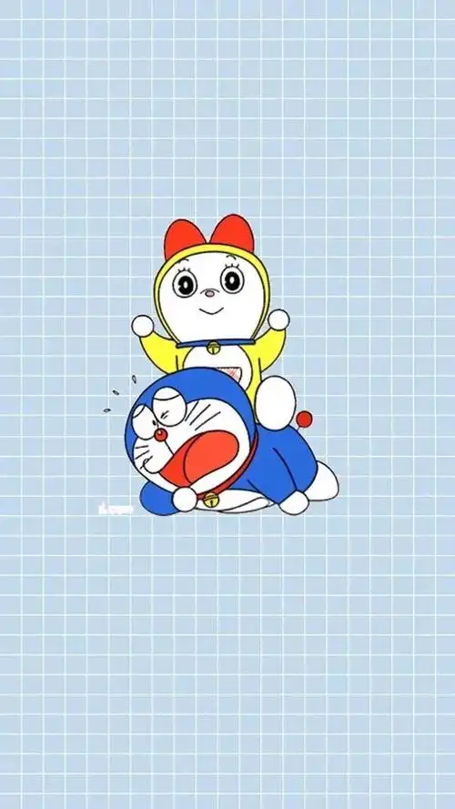 哆啦a梦壁纸:可爱哆啦a梦蓝胖子手机壁纸
