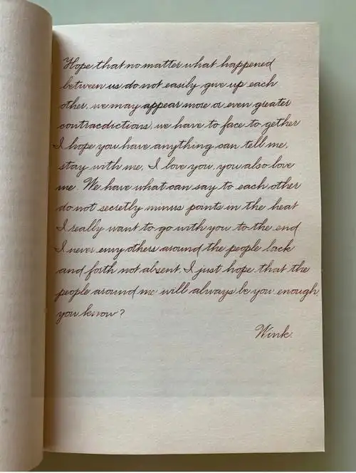 手写英文花体练习|附原文翻译