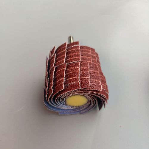 内孔抛光研磨棒打磨头砂纸沙片砂轮圆柱型带柄抛光轮